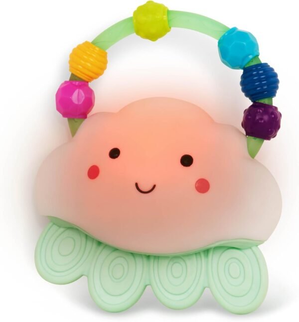 Baby Light-Up Cloud Rattle- Teething Rattle Toys for Babies 3 Months +