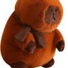 Plush Toy,Cute Capybar Stuffed Animal Plush Doll,Cute Rodent Stuffed Animal Doll for Adults Kids Boys Girls,Cute Plushies Soft Stuffed Toy Capybar Gift(Color:Brown B,Size:45 cm)…