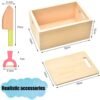61xIee90T6L._AC_SL1200 Wooden Play Food for Kids Kitchen - Toys Food Vegetables and Fruit for 2 Year Old Boys Girls Role Pretend Play Early Education Montessori Education