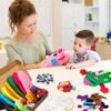 6Pcs Hand Puppet Making Kit, Art Craft Felt Sock Puppet Toys, Creative DIY Make Your Own Puppets Pompoms Wiggle Googly Eyes Storytelling Role Play Party Supplies Gift for Girls Boys (Animals)