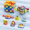 7186DbJtidL._AC_SL1500 Montessori Toys for 1 Year Old, Sensory Toys for Toddlers 1-3, Travel Activities Busy Cube, Baby Gifts for 12 18 Month, Motor Skills Educational Learning Toys (Blue)