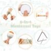 71D_LSANrJL._AC_SL1500 Montessori Toys for 1 Year Old Girls Gifts, Baby Musical Instruments for Toddlers 1-3, Musical Toys for Babies 6-12-18 Months with Boho Xylophone/Drum, Christmas Birthday Gifts for One Year Old Boy