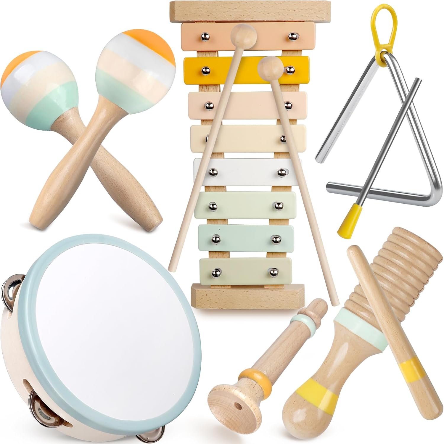 Best Kids Instruments Baby Musical Instruments - Montessori Musical Toys for Toddlers 1-3 ...