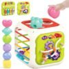 Montessori Toys for 1 Year Old, Toy 6 Pc Multi Sensory Shape, Toddler Developmental Learning Toys Birthday Gifts, Baby Toys 12 Month