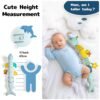 Infant Baby Musical Plush Toys, Stuffed Animal Activity Soft Toys with Multi-Sensory Crinkle, Rattle and Textures for 0-3-6-12 Months Developmental Toys, Dolphin, Water Dinosaurs, Blue