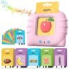 Talking Flash Cards for Toddler 1 2 3 4 Year Olds, Language Learning Toys, Pocket Speech Therapy Toys, Autism Toys, Montessori Toys with 224 Words, Children's Sensory Learning Educational Toys