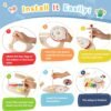 Kids Drum Set for Toddlers 1-3, Baby Preschool Musical Toys 7 in 1 Montessori Instruments Set Wooden Music Toy Baby Drum Kit Xylophone Birthday Gifts for Boys Girls