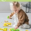 Wooden Toddler Puzzles, 6pcs Animal Montessori Toys for 1-3 Year Old Boys & Girls, Learning Educational Preschool Toys, Great Gifts for 1 2 3 Year Olds