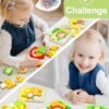 Wooden Toddler Puzzles, 6pcs Animal Montessori Toys for 1-3 Year Old Boys & Girls, Learning Educational Preschool Toys, Great Gifts for 1 2 3 Year Olds