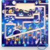 Magnetic Color & Number Maze - Montessori Wooden Color Matching Learning Counting Puzzle Board - Toddler Fine Motor Skills Toys for Boys Girls 3 4 5 Years Old