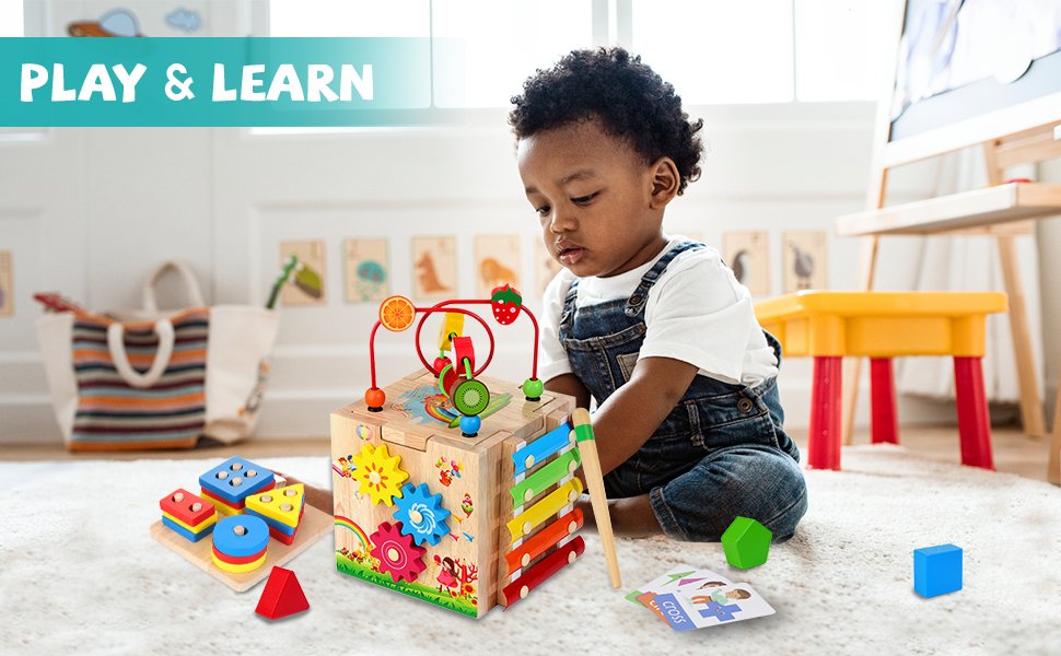 Montessori Toys for 1+ year old boys girls